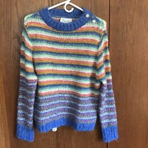 NWOT Leandra Medine x Mango Striped Sweater!